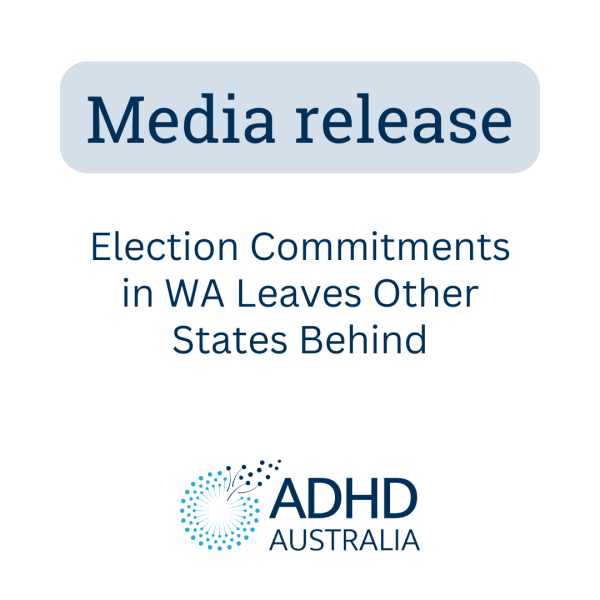 Media release image. Text says 'Election commitments in WA leaves other states behind'.